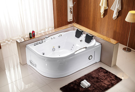 A006 1700 mm Vnitřní jacuzzi Badewanne pro 2 osoby